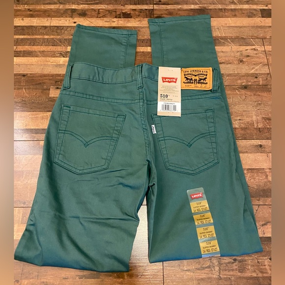 NWT Levi’s 501 Super Skinny in Green - Picture 3 of 11
